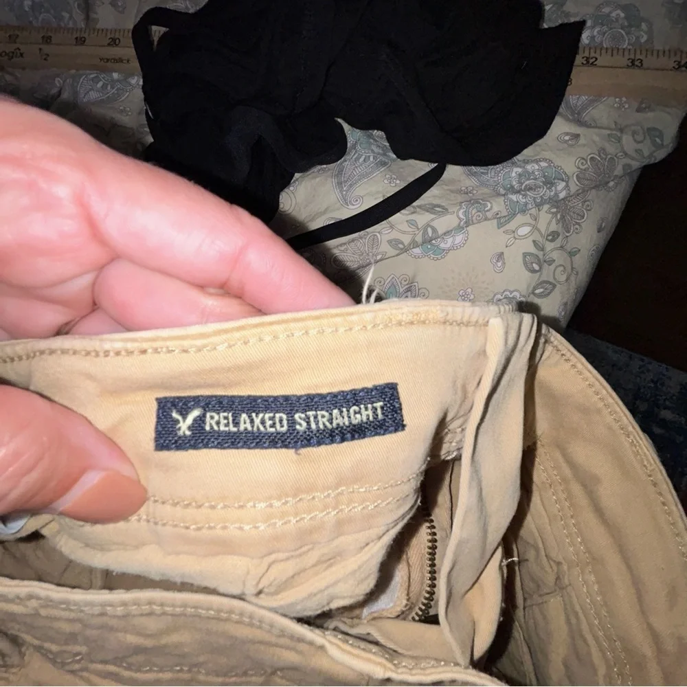 American Eagle Outfitters Khaki Extreme Flex Pants 29x32